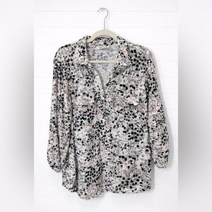 Stylish Multicolor Polka Dot Blouse